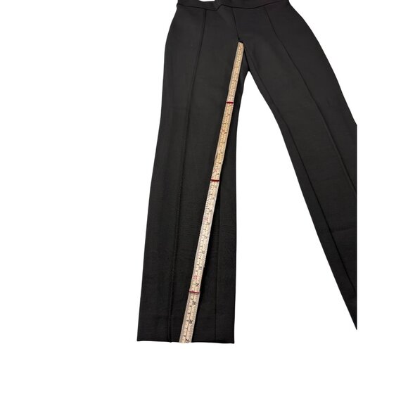 H&M Womens Olive Trousers XS Viscose Blend Straight Leg Made In Bangladesh - Picture 5 of 11